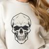 Beautiful Skull - Cricut DXF