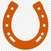 Free horse shoe SVG template for laser engraving and web design