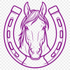 SVG vector of a horse shoe for Cricut cutting