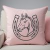 Free SVG horse shoe download for web design and DIY projects
