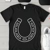 Horse shoe SVG cut file for laser engrave and DIY projects