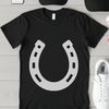 Cricut-compatible horse shoe SVG cut file for DIY projects