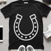Vector horse shoe design for laser engraving and web use