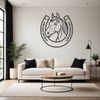 SVG horse shoe design for vector art and Cricut cutting