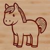 Beautiful Equine Illustration in SVG Format Horse illustration created in vector art format.