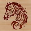 Beautiful Horse Clip Art An editable SVG image of a horse suitable for cutting machines like Cricut or laser cutting.