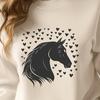 Unique Horse Decal In DXF For Free Download