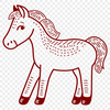 Free Horse In DXF - Free Digital Download