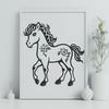 Beautiful Horse Vector Craft File - Free SVG Download