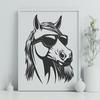 Beautiful Horse Clip Art - Free PDF Download