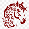 Unique Horse Vector Illustration SVG - Free Download