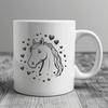 Horse Digital Drawing In SVG, PNG, PDF And DXF Formats