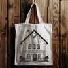 Beautiful Home Clip Art SVG Design A simple house illustration created using vector graphics.