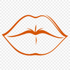 Beautiful Human Anatomy Lips Design Anatomical representation of human lips in vector format.