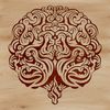 Ornate Human Brain SVG Vector An intricately detailed illustration of the human brain, showcasing its complex anatomy in precise lines and shapes.