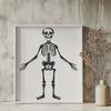 Artistic Skeleton Clip Art - Free PDF Download