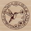 Beautiful Hummingbird SVG Artwork A vector graphic depiction of a hummingbird bird, suitable for digital and cutting machine applications.