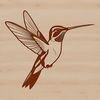 Whimsical Hummingbird Vector Graphic Illustrated hummingbird vector art with intricate details suitable for commercial or personal use in graphic design projects.