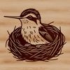 Beautiful Hand-Drawn Hummingbird SVG File A colorful illustration of a hummingbird in flight, featuring its iridescent feathers.
