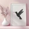 Flying Bird Illustration - Free DXF