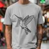 Beautiful Hummingbird - DXF Format