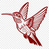 Unique Flying Bird - SVG