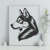 Husky Digital Art In PNG & SVG - Free Digital Download