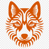 Ornate Husky Clipart