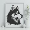 Unique Husky - Laser Engraver SVG