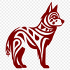 Ornate Dog Printable Artwork - Free PNG