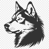 Husky SVG, PNG, PDF And DXF Files