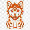 Free Husky Vector Drawing In PDF For Free Download