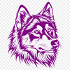 Unique Husky Decal DXF - Free Download