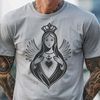 Beautiful SVG Icon of the Immaculate Heart SVG icon of the Immaculate Heart used for religious designs and crafts.