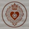 Spiritual Iconography Design A symbol representing devotion and spirituality in various faiths, rendered as a vector graphic.