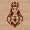 Beautiful Vector Icon of Immaculate Heart A vector illustration of the Immaculate Heart, suitable for various digital applications.