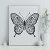 Artistic Butterfly - Sublimation DXF