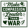 Anti war quotes in a bold, modern vector font, ideal for cutting machines and laser engraving.