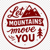 A vector illustration of inspirational nature quotes in a clean and simple font style.