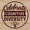 Empowering Neurodivergent Voices with Vector Quotes A quote about neurodivergent individuals and acceptance, designed as a vector graphic with clean lines and simple typography.