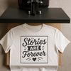 A simple vector design featuring a silhouette of someone reading a book with thought-provoking quotes overlayed.