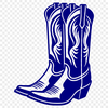 Western Footwear Design Rustic cowboy boots design in vector format.