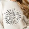 Beautiful Vector Pattern A detailed, intricately designed spider web created using vector graphics.