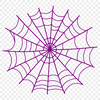 A detailed vector illustration of a classic spider web design.