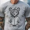Free Vector Art of a Big Cat A detailed illustration of a big cat with a distinctive spotted coat.