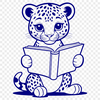 Beautiful Wild Animal SVG A large cat from the New World, depicted in a vector design format.