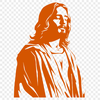 Free Unique Jesus Decal DXF - Commercial Use