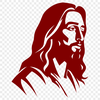 Jesus Vector Drawing In SVG, PNG, PDF And DXF Formats