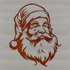 Jolly Christmas Character Vector Art SVG illustration of a jolly Father Christmas character.