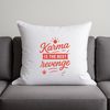 Inspirational Karma Quotes Vector Art A stylized digital illustration of a motivational karma quote in a clean, minimalist style.